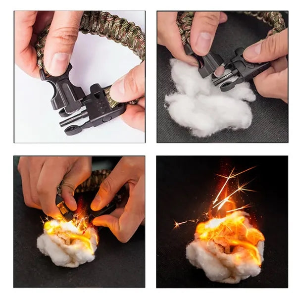 7-in-1 Survival Paracord Bracelet