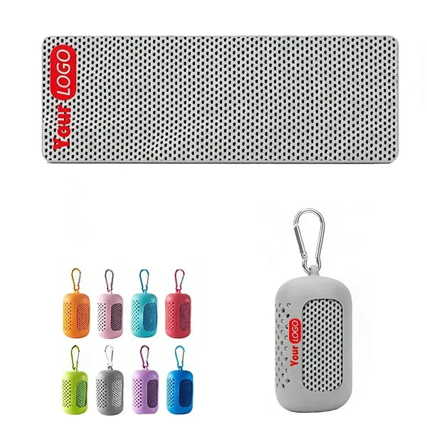 Portable Cooling Towel With Silicone Case