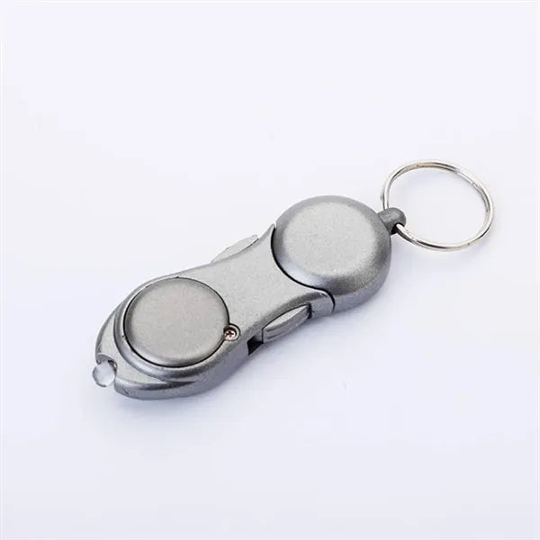 Outdoor Compass Keychain with LED Light