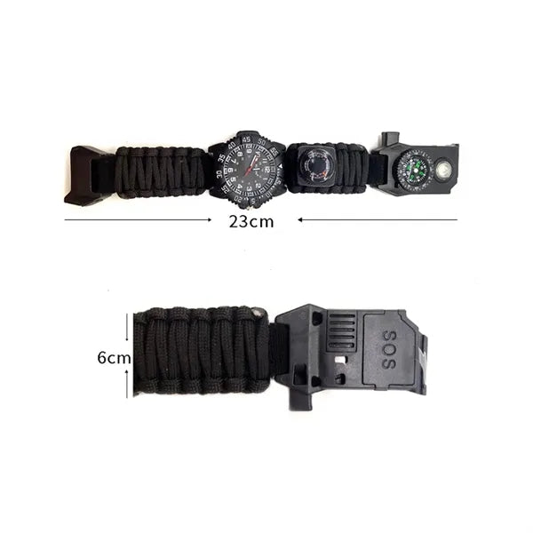 Outdoor Paracord Survival Watch