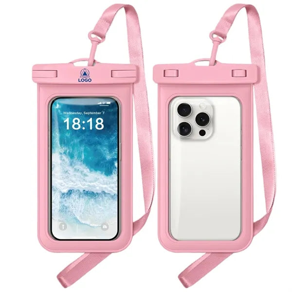 Logo Waterproof Phone Pouch Touchscreen Dry Bag