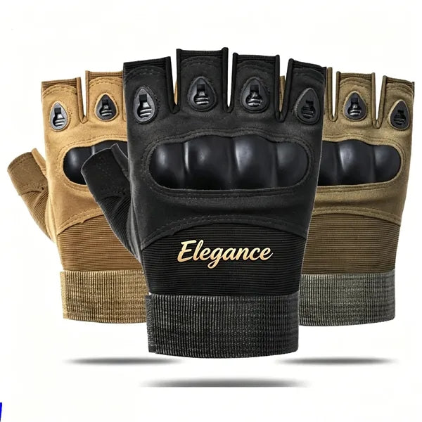Outdoor Sports Half-Finger Gloves, Anti-Slip & Wear-Resistan