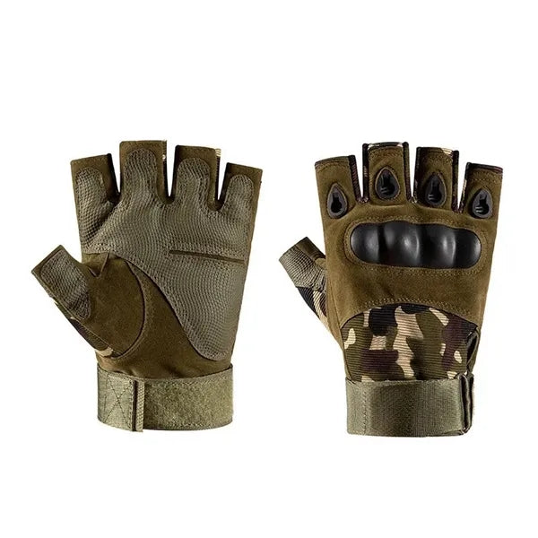 Outdoor Sports Half-Finger Gloves, Anti-Slip & Wear-Resistan