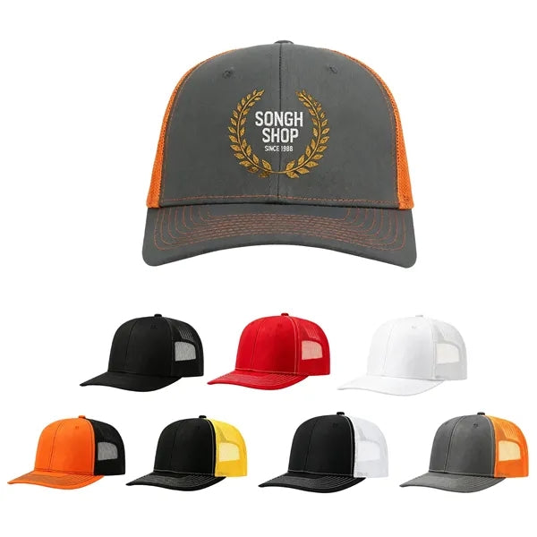 Six piece snap on truck hat
