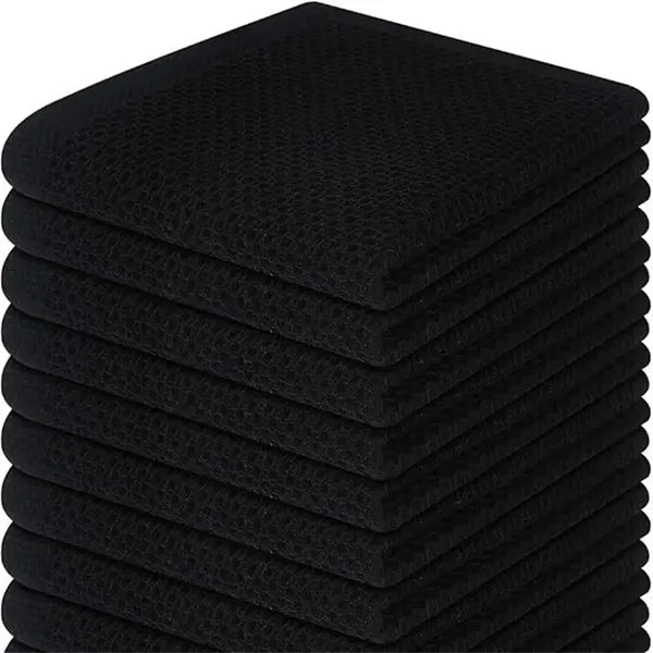 13*13" Waffle Weave Kitchen Towel Absorbent Drying Cloth