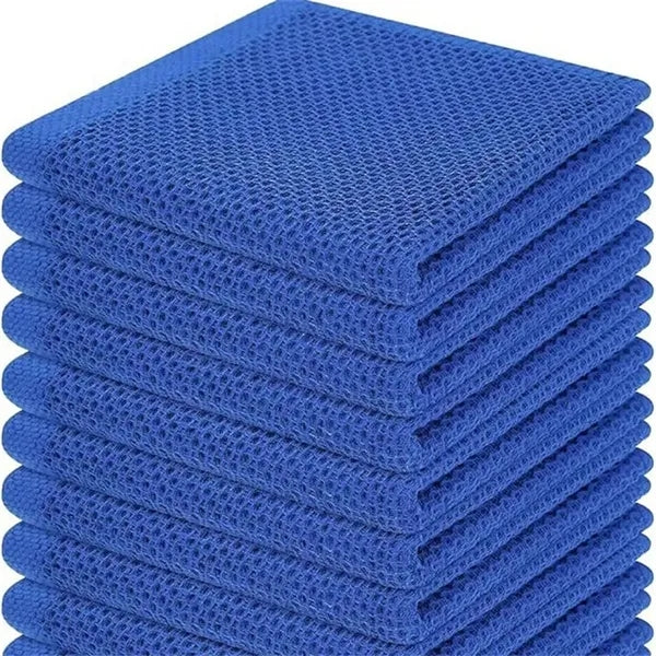 13*13" Waffle Weave Kitchen Towel Absorbent Drying Cloth