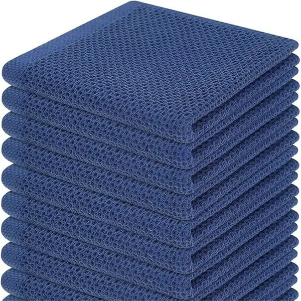 13*13" Waffle Weave Kitchen Towel Absorbent Drying Cloth