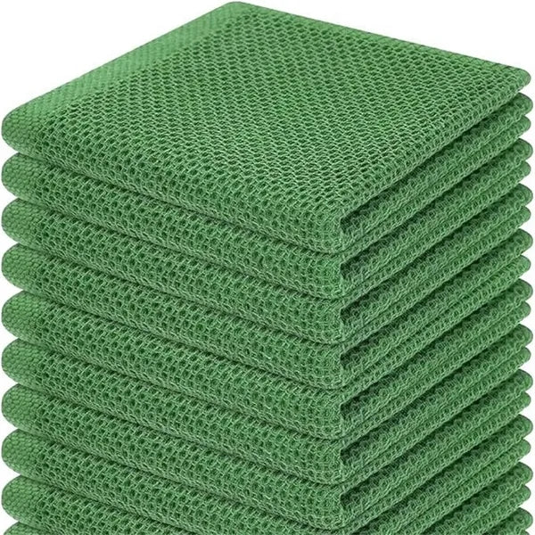 13*13" Waffle Weave Kitchen Towel Absorbent Drying Cloth