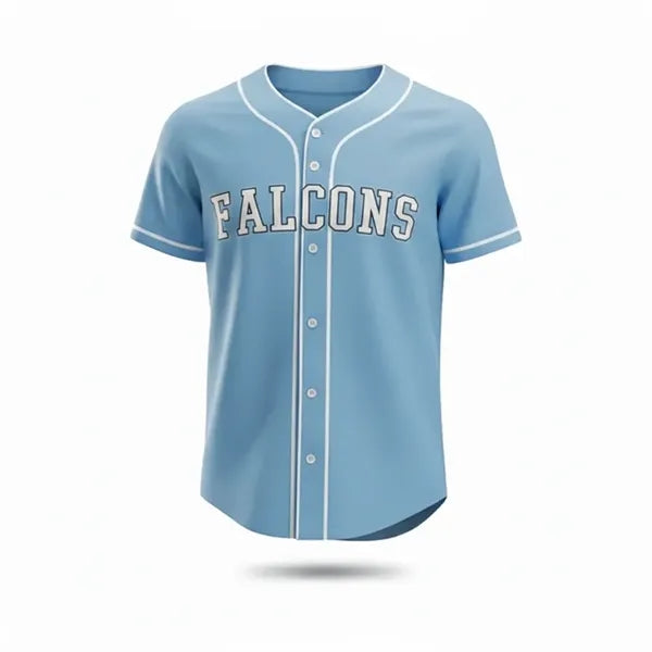 Men's Full Button Sublimated Dri-Fit UPF Jersey Shirt