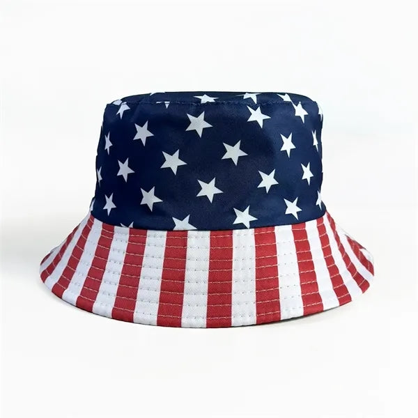 Country Flag Print Bucket Hat Summer Sun Fisherman Cap