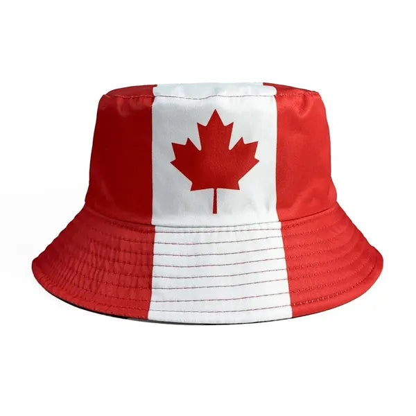 Country Flag Print Bucket Hat Summer Sun Fisherman Cap