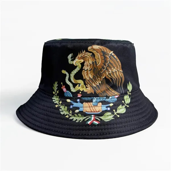 Country Flag Print Bucket Hat Summer Sun Fisherman Cap