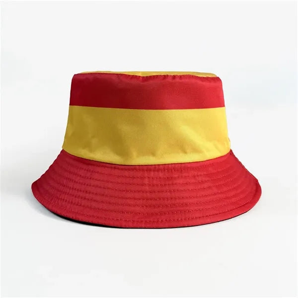 Country Flag Print Bucket Hat Summer Sun Fisherman Cap