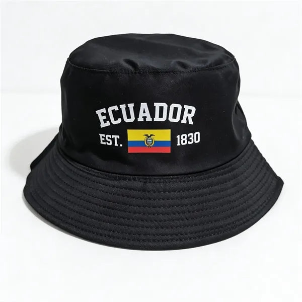 Country Flag Print Bucket Hat Summer Sun Fisherman Cap