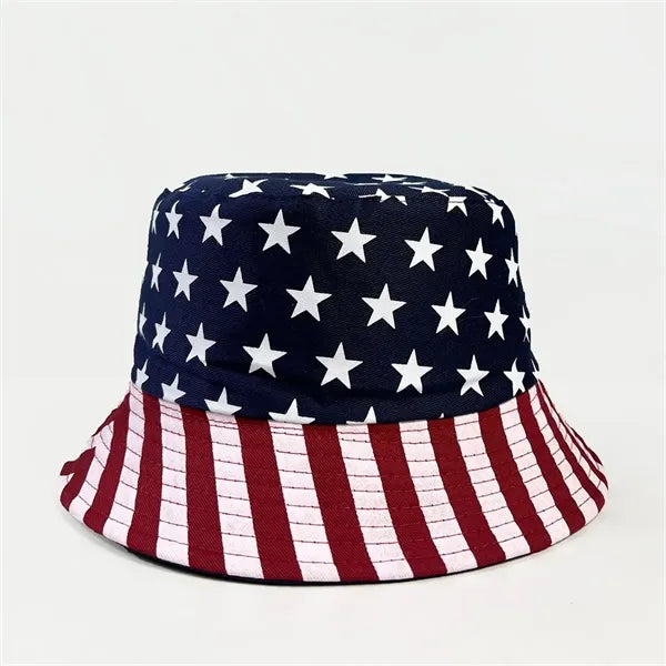 Country Flag Print Bucket Hat Summer Sun Fisherman Cap
