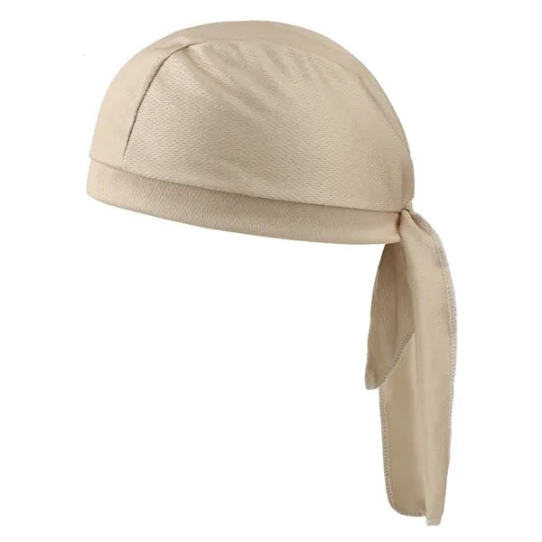 Solid Color Breathable Durag Headwrap Skull Cap for Outdoor