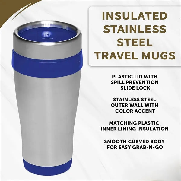 16 oz Insulated Travel Coffee Mugs