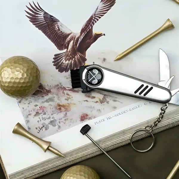6 in 1 Golf Multifunctional Divot Repair Tool