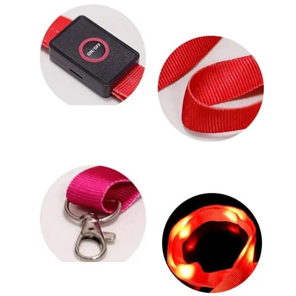 LED Light Up Safety Lanyard Keychain