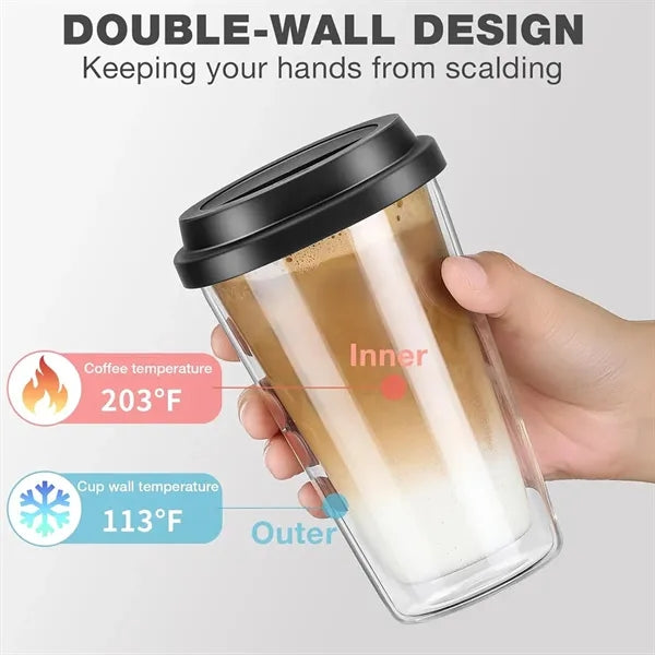 12Oz Double Walled Insulated Coffee Mugs