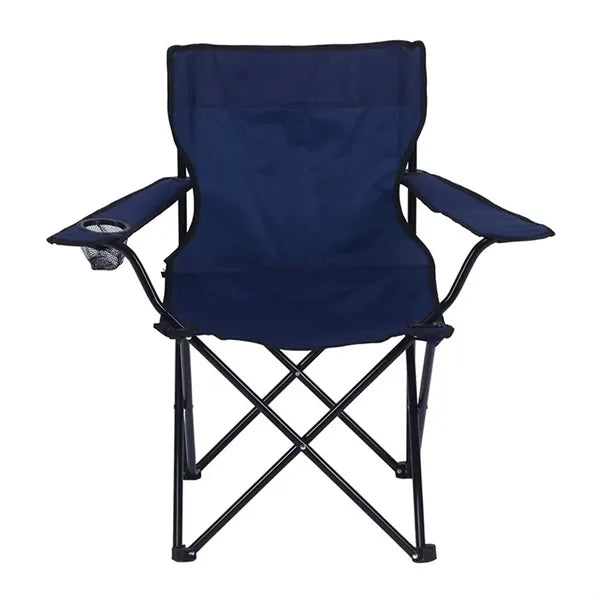 Portable Folding Camping Chair With Armrest Cup Holder