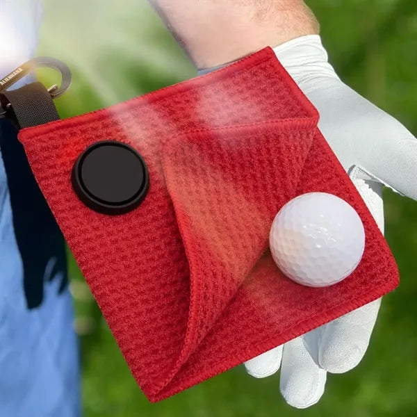 Magnetic Microfiber Waffle Weave Golf