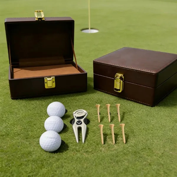 Executive Golf Ball & Divot Tool Accessory Presentation Set