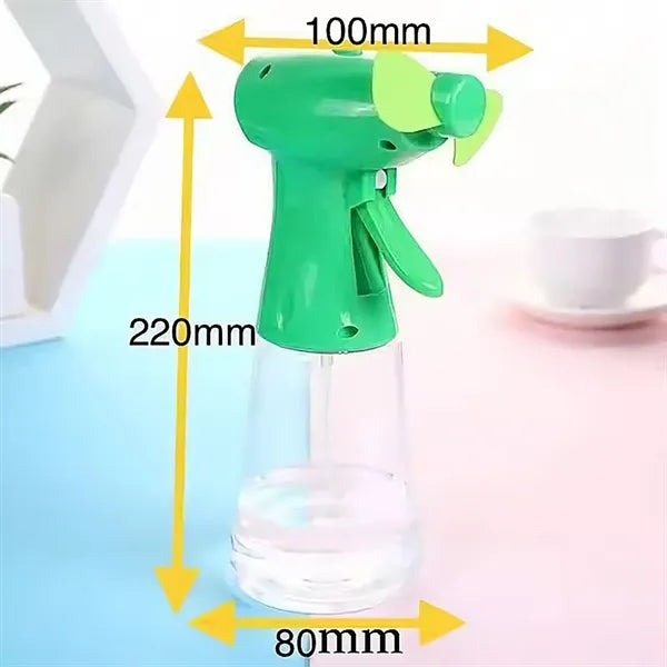 Mini Handheld Press-to-spray Fan