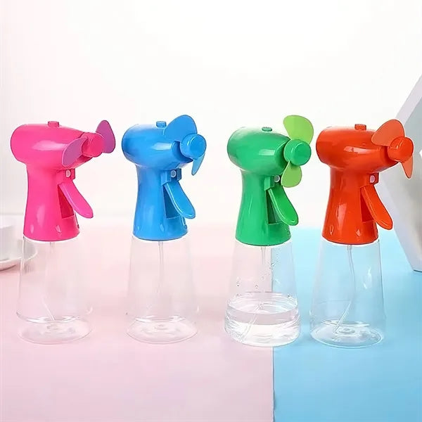 Mini Handheld Press-to-spray Fan