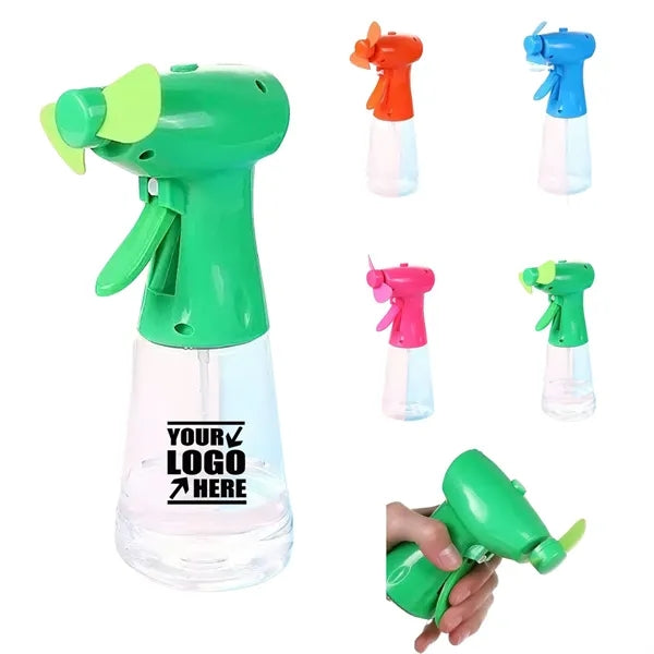 Mini Handheld Press-to-spray Fan