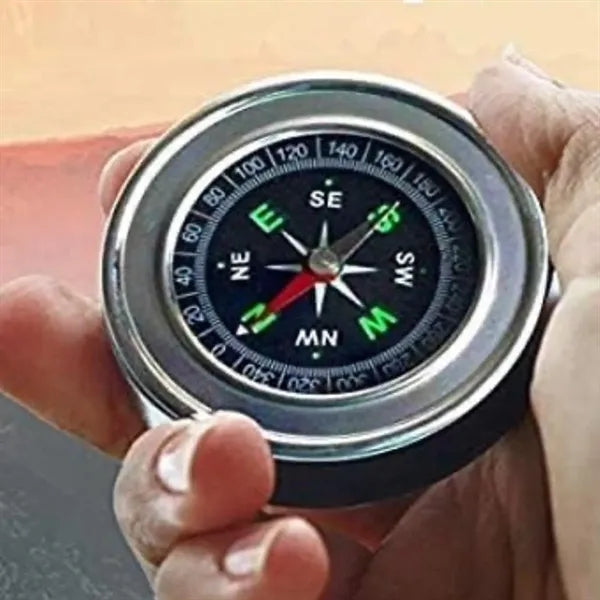 Mini Round Metal Compass