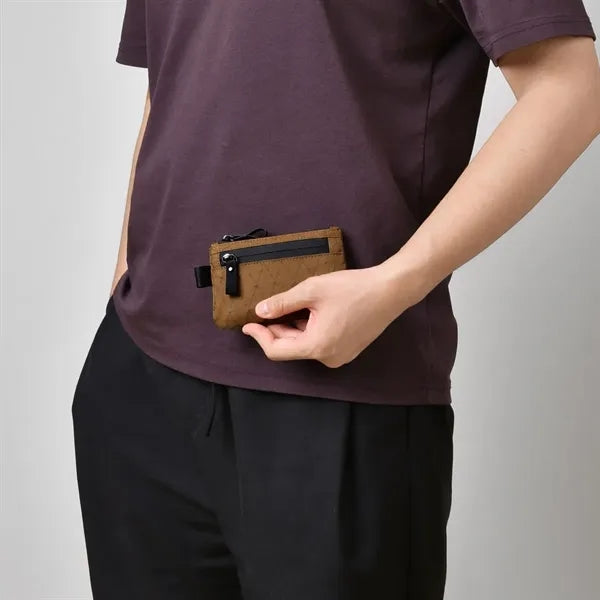 Wear Resistant RFID Blocking Zippered Wallet Pouch