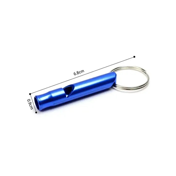 Aluminum Emergency Whistle Keychain