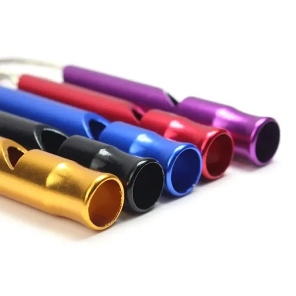 Aluminum Emergency Whistle Keychain