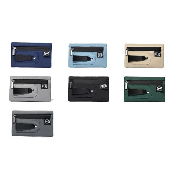 Hidden RFID Blocking Travel Money Clip Waist Pouch