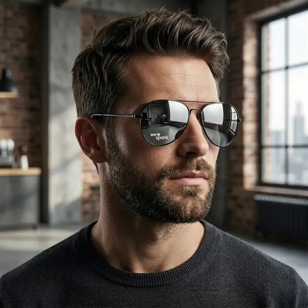 PISMO BREEZE Mirrored Aviator Sunglasses
