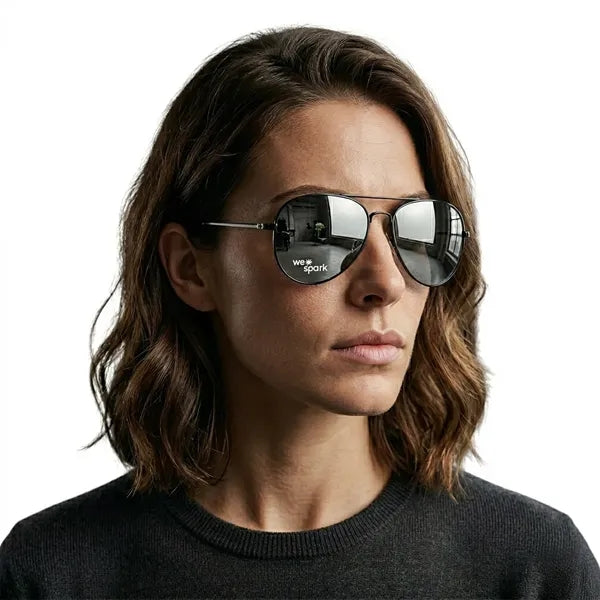 PISMO BREEZE Mirrored Aviator Sunglasses