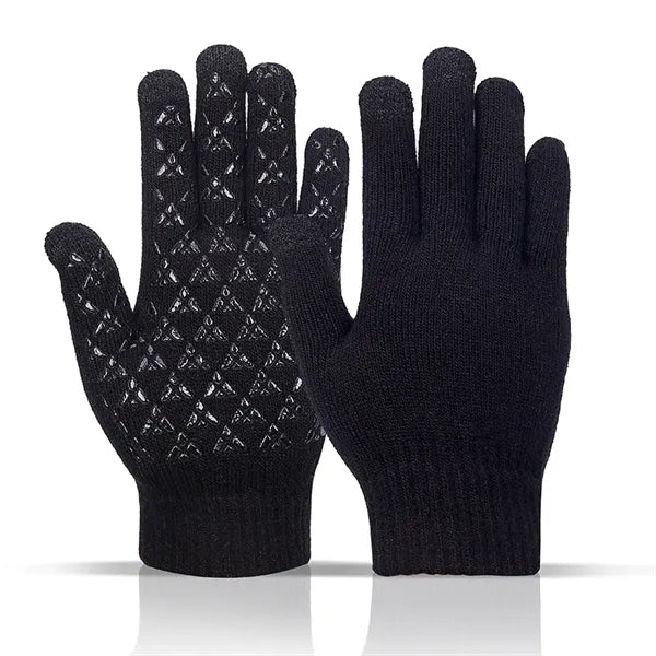 Thickened Knitted Touch Screen Gloves