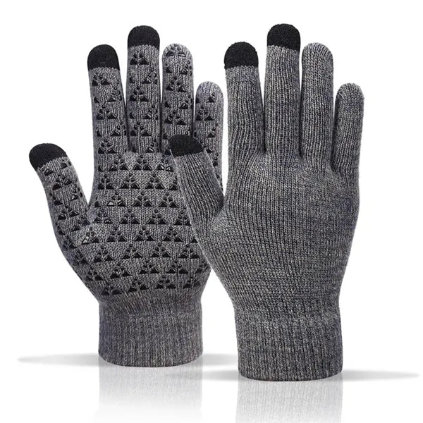 Thickened Knitted Touch Screen Gloves