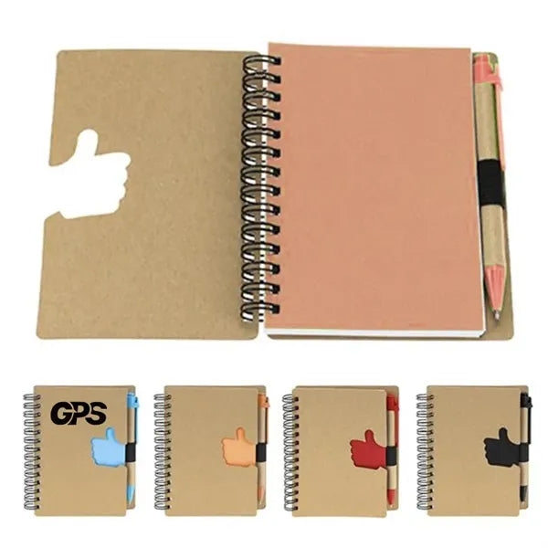 70 Pages Kraft Wood Notebook Kit