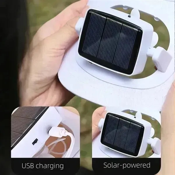 Solar Powered Fan Hat