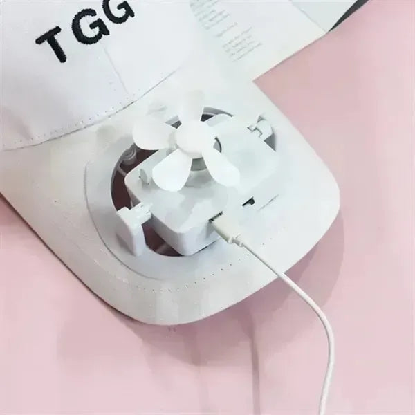 Solar Powered Fan Hat