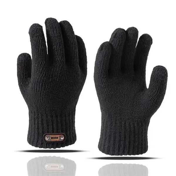 Winter Thickened Thermal Touch Screen Fleece Lined Knitted G