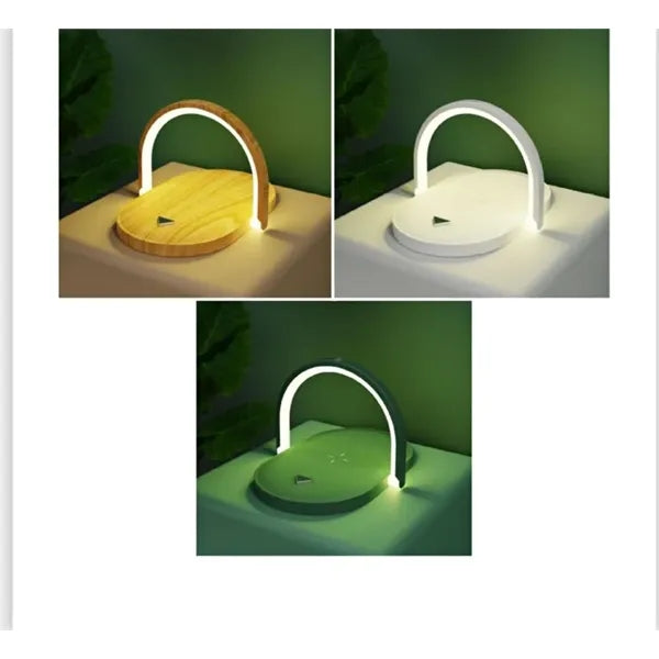 Folding night light wireless charger with logo