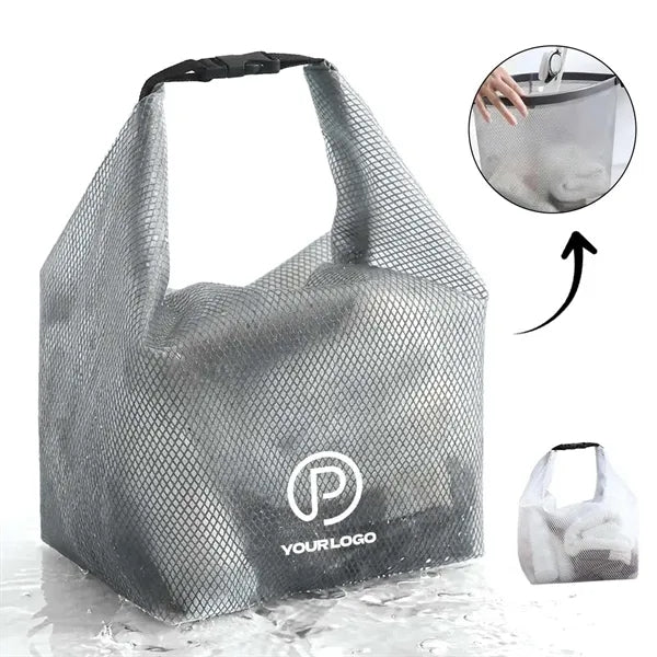 Travel toiletry bag clear waterproof large for gym & holiday