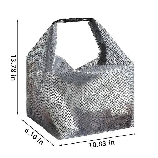 Travel toiletry bag clear waterproof large for gym & holiday