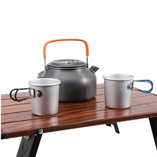 Aluminum alloy outdoor camping cup that can be folded