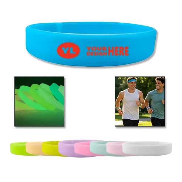 Glow-in-the-Dark Eco-Friendly Silicone Band