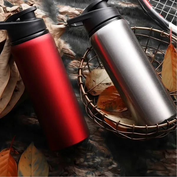 24oz Insulated Stainless Steel Sport Bottle with Straw