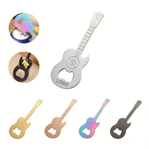 Stainless Steel Magnetic Guitar Shaped Bottle Opener